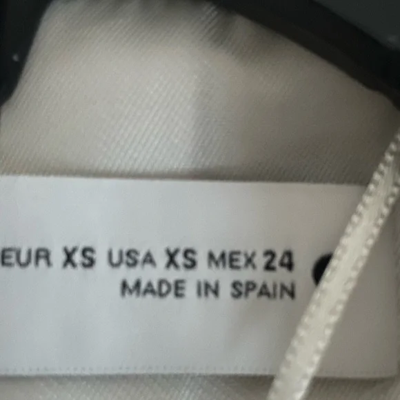 XS ZARA Ivory White Double Breasted Blazer Fully Lined - Picture 4 of 9